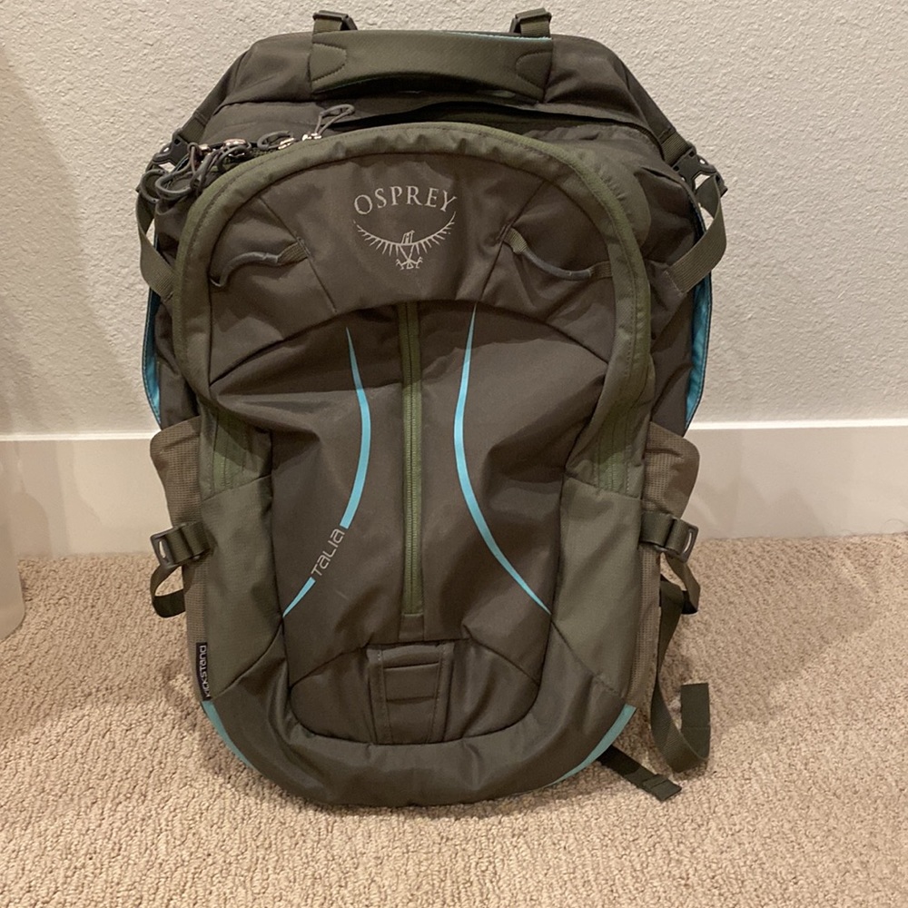 OSPREY Gray and Blue Backpack